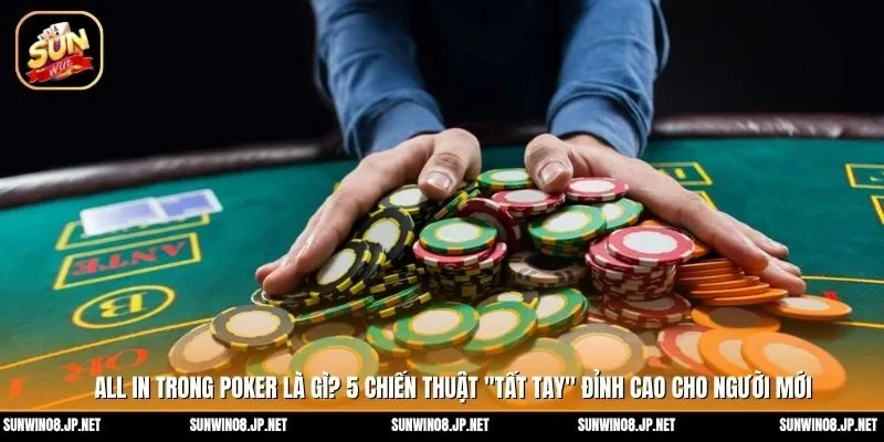 All in trong poker là gì? 5 chiến thuật "tất tay" đỉnh cao cho người mới